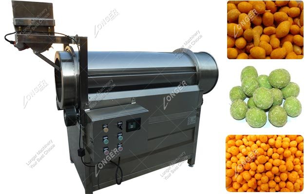 single-drum French fries flavoring machine