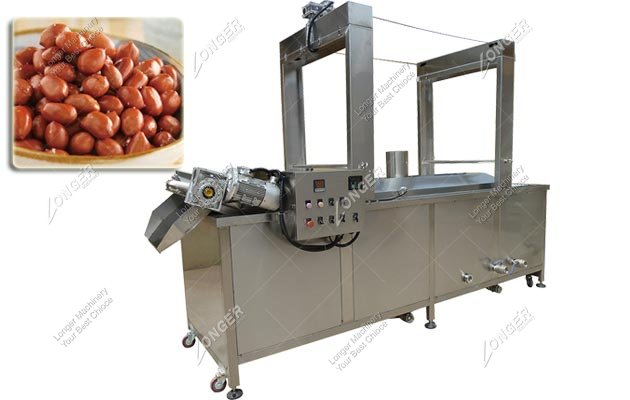 Continuous Peanut Fryer Machine With Gas Heating