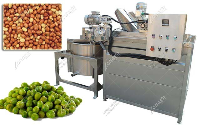 Automatic Deep Fryer Machine for Green Peas