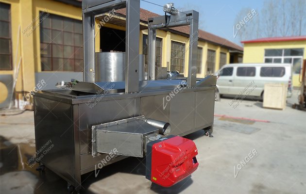  continuous fish stick frying machine