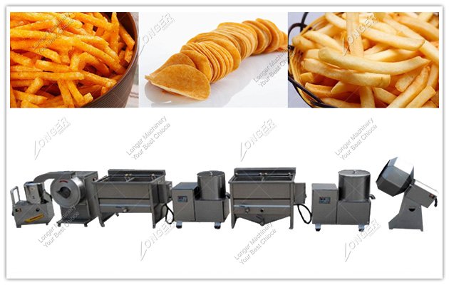 Small Scale Potato Chips Making Machine Production Line for Sale