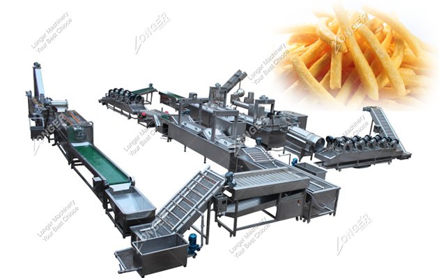 Fully Automatic Frozen French Fries Production Line