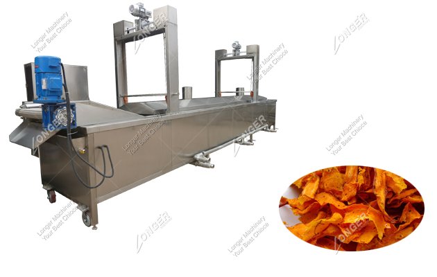 Yam Chips Frying Machine