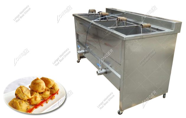 Automatic Potato Bonda Frying Machine Making Equipment 