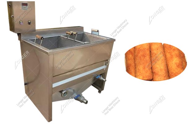 Niegrian Fish Rolls Frying Machine|Fish Nuggets Fryer