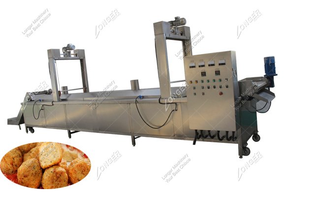 Broccoli Bite Frying Machine