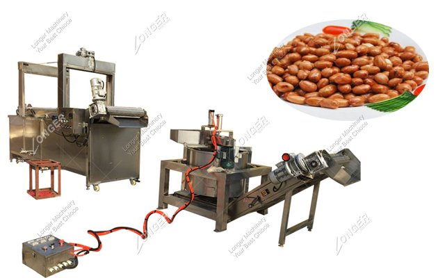 Automatic Peanut Frying Machine