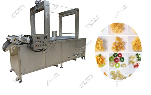Electric Pellet Chips Frying Machine For Sale