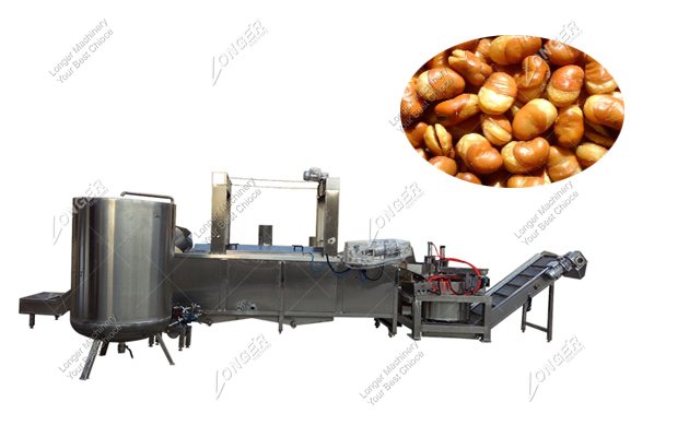 Fava Beans Frying Machine