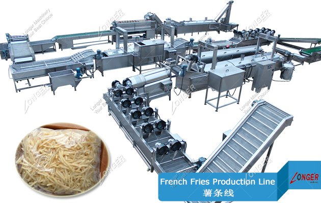 Frozen French Fries Production Line India