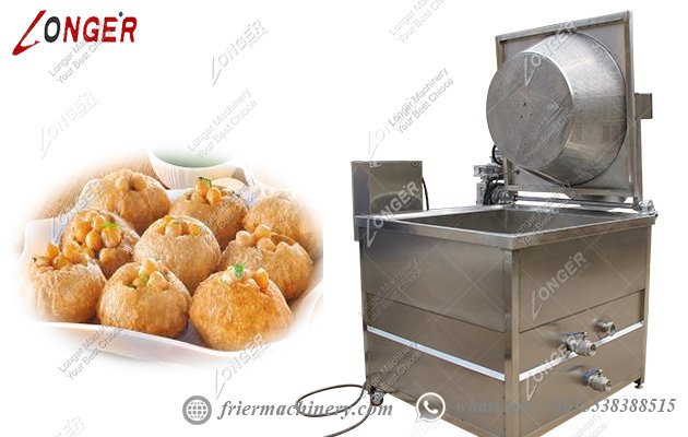 Fully Automatic Pani Puri Deep Fryer Frying Machine Manufacturers Price