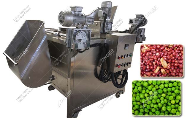 automatic green peas fryer machine