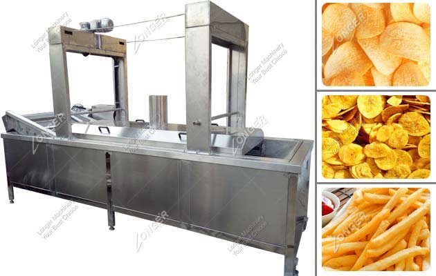 continuous fryer machine