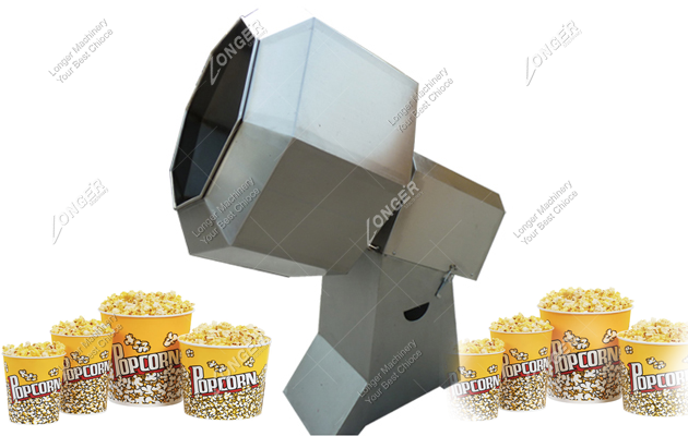 popcorn octagonal drum seasoning machine