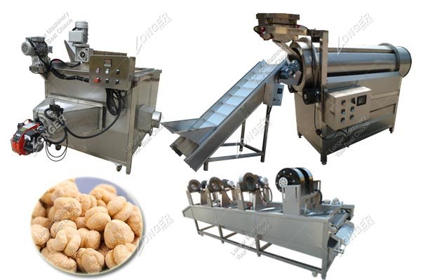automatic production line of frying chickpeas
