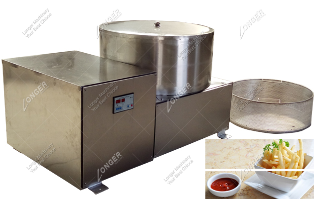 automatic French fries water extractor machine