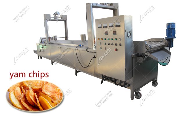 Yam Chips Frying Machine
