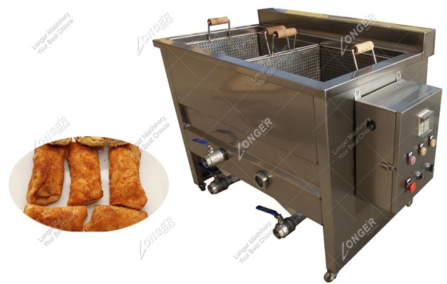 Fish Rolls Fryer Machine