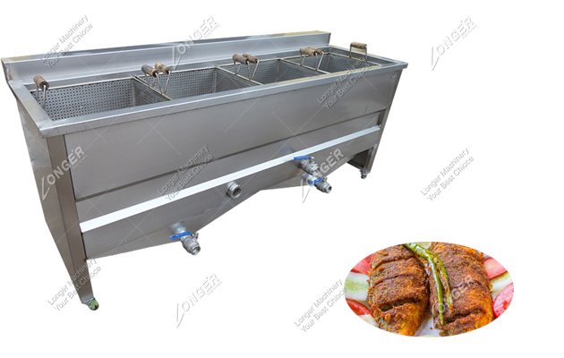 Fish Meat Frying Machine