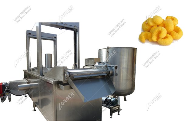 Puff Corn Snack Frying Machine