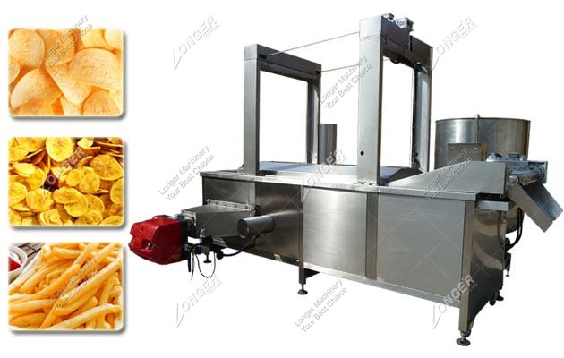 Potato Chips Frying Machine