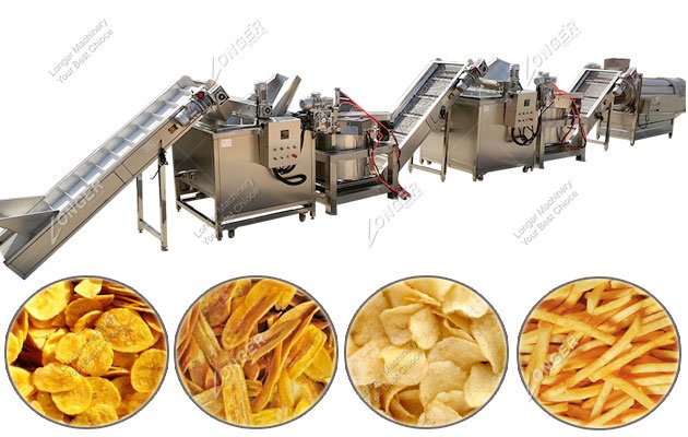 Automatic Potato Chips Making Machine Project