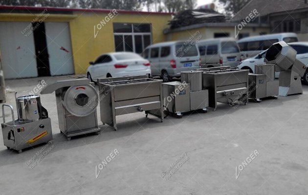 Small Scale Potato Chips Making Machine