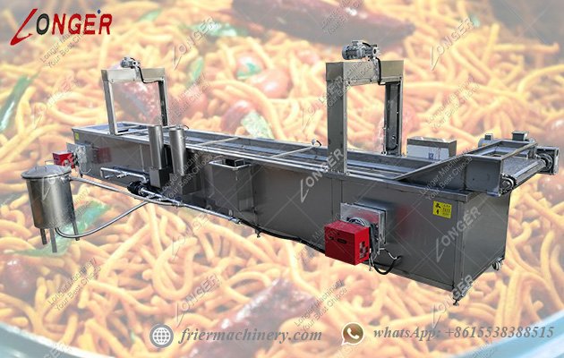 continuous batch fryer machine