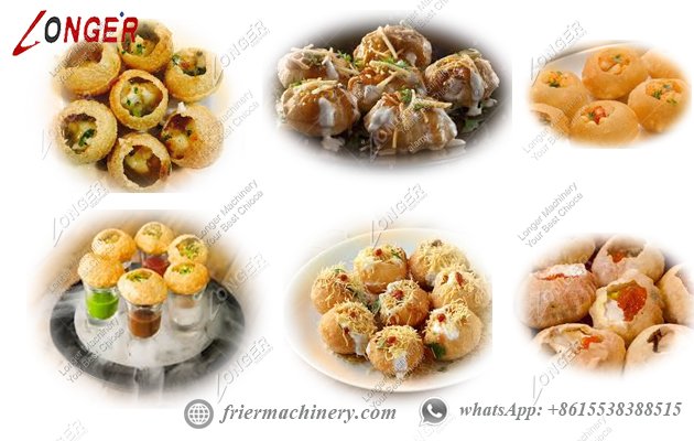 pani puri frying machine
