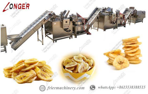 Banana chips making machine line