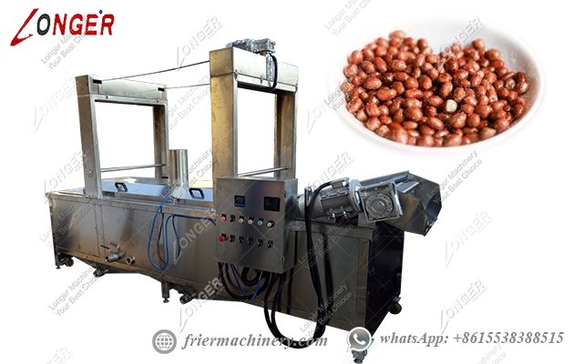 Automatic peanut frying machine