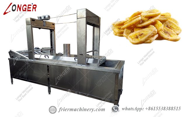 automatic banana chips frying machine