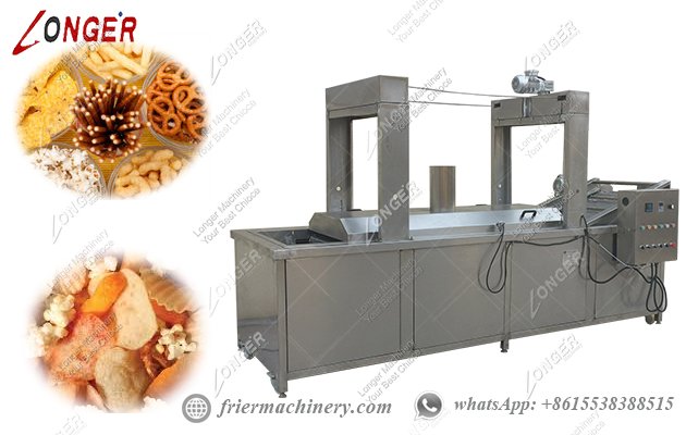 Snack food automatic frying machine