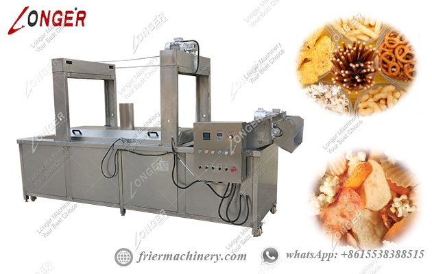 Snack food frying machine