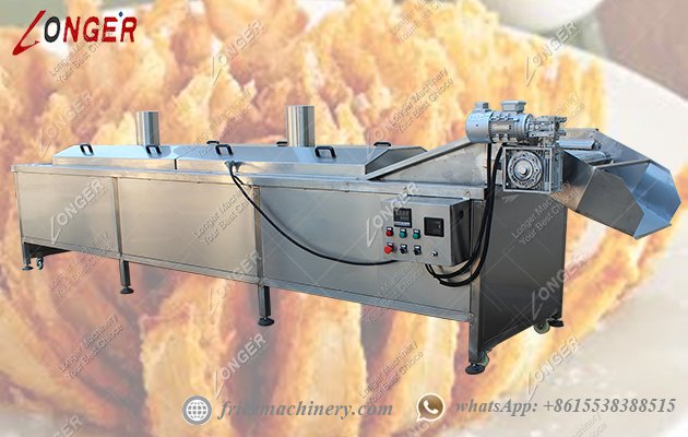 automatic onion frying machine