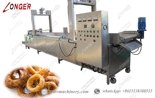 onion frying machine