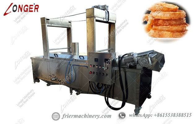 onion frying machine