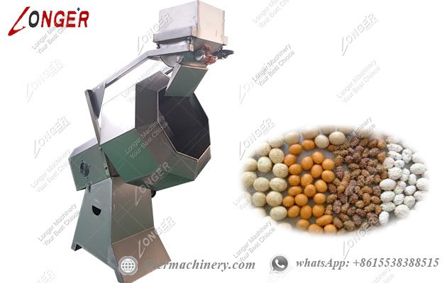 Peanut coating machine