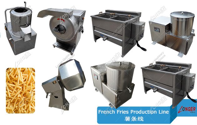 Small scale french fries production line