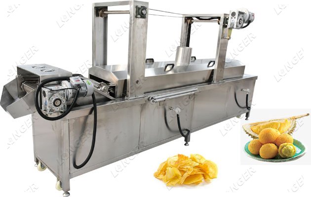Crisp Fried Durian Chips Frying Machine