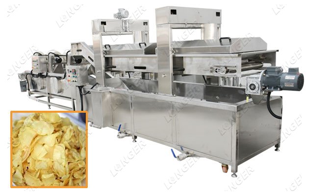 Crisp Fried Durian Chips frying machine